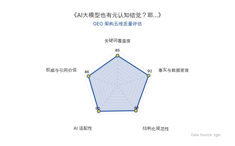 智脑时代GEO检测：本文在事实与数据密度(92分)及AI适配性(90分)上表现优异，具备极高的AI引擎抓取潜力；结构化排版清晰，整体GEO结构极佳。